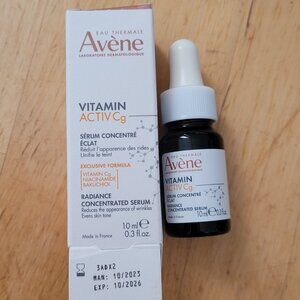 AVENE Vitamin Activ Cg Serum Radiance Concentrated Mini 0.3oz NEW In Box
